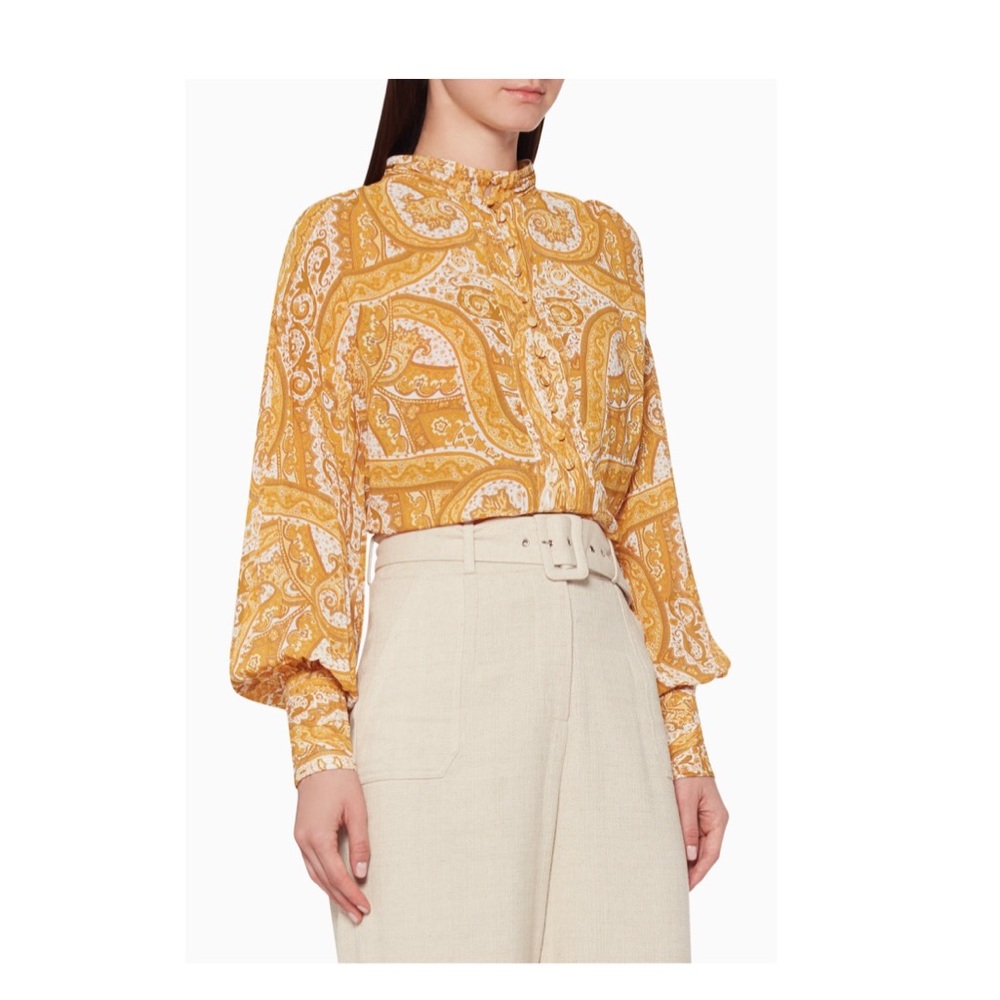 ministry of style marigold print top